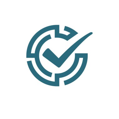 Sağlık kontrolünden logo öğesi. Tıbbi logo şablonu