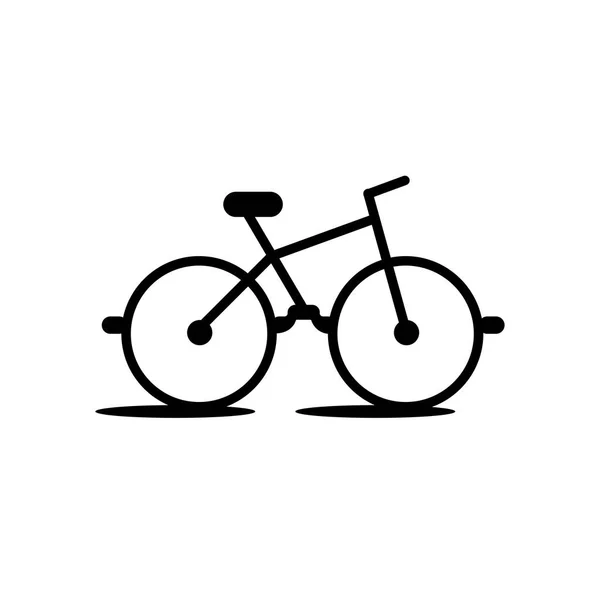 メガネと自転車のロゴ アイコンのベクター テンプレート — ストックベクタ