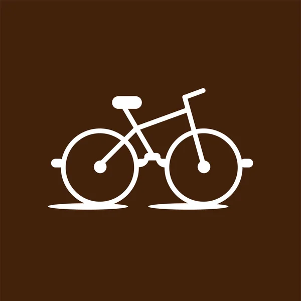 Óculos Logotipo Bicicleta Ícone Vetor Modelo — Vetor de Stock