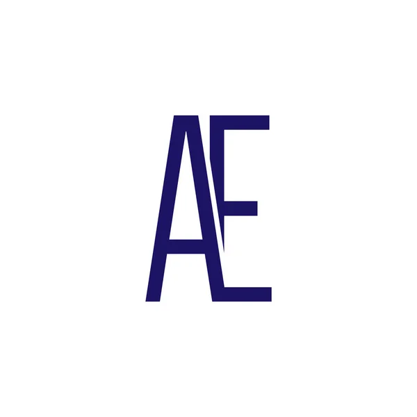 Vetor Ícone Logotipo Vinculado Letra Inicial — Vetor de Stock