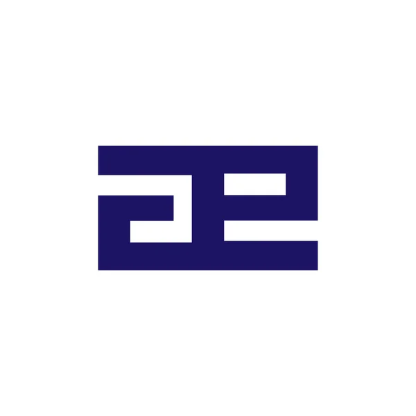 初期文字小文字リンク ロゴのアイコン ベクトル — ストックベクタ