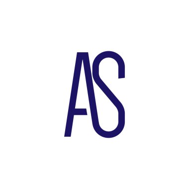 İlk mektup bağlantılı logo simge vektör