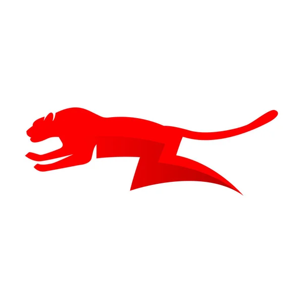 Cheetah Elektrisk Energi Logotypen Vektor — Stock vektor