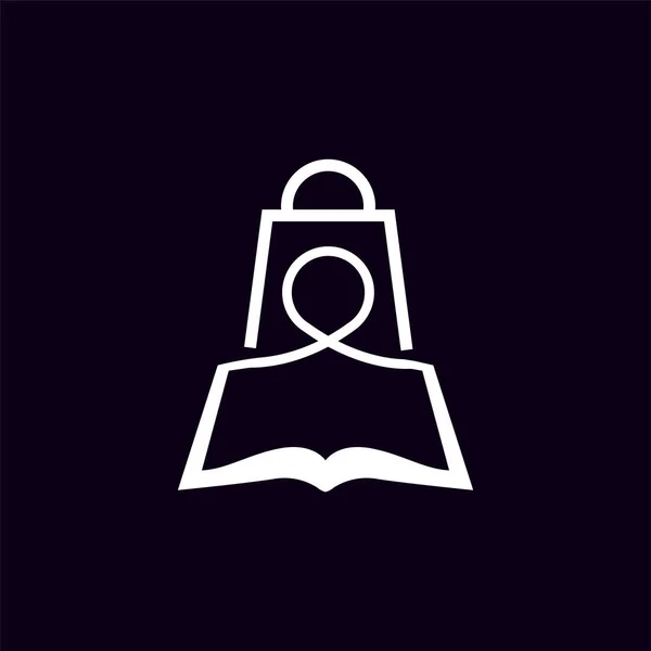 Buchhandlung Logo Symbol Vektor — Stockvektor