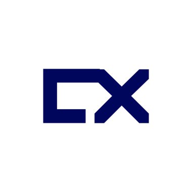 c ilk harfleri küçük harf bağlantılı logo simge vektör x