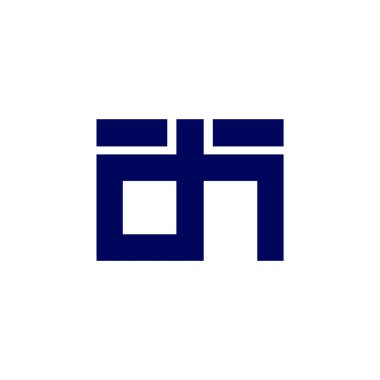 d s ilk harfleri küçük harf bağlantılı logo simge vektör