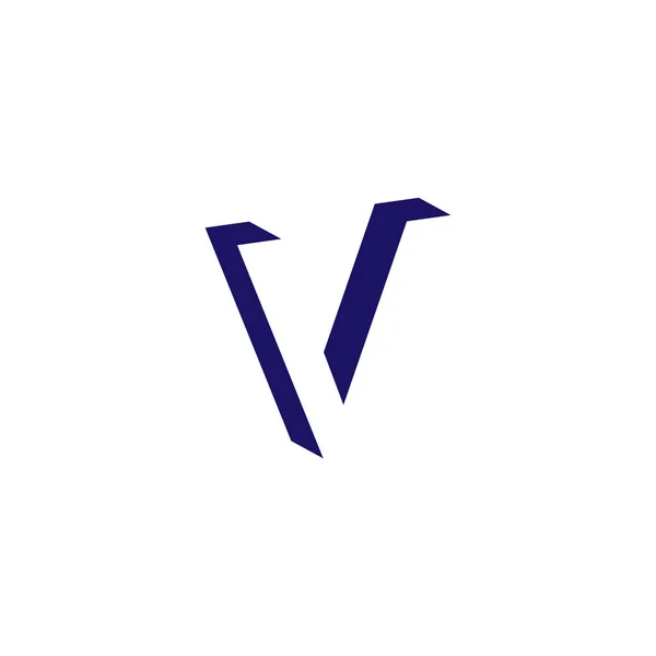 Логотип Письма Негативном Шаблоне Вектора Пространства — стоковый вектор