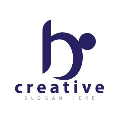 B harfi insanlar logo simge vektör