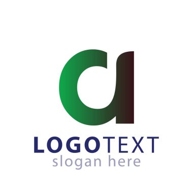 İlk harf logo simge vektör