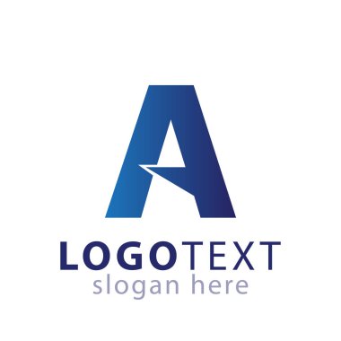 İlk harf logo simge vektör