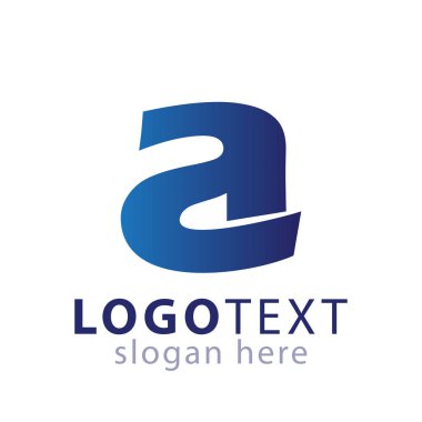 İlk harf logo simge vektör