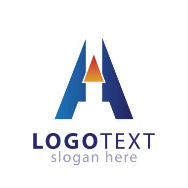 Ok logo simge vektör ilk harfi