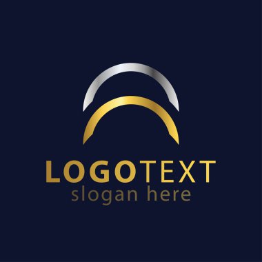 nn ilk mektup soyut köprü logo simge vektör