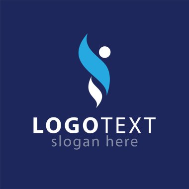 İnsanlar Logo simge vektör şablonu