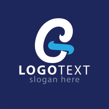 G ilk harf logo vektör