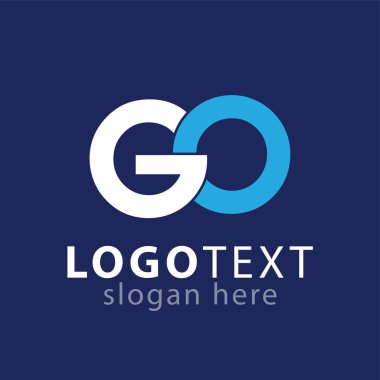 İlk harf logo vektör git