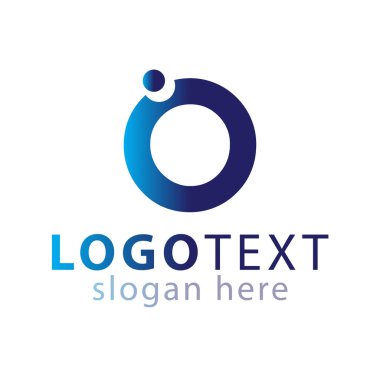 O ilk harf logo vektör