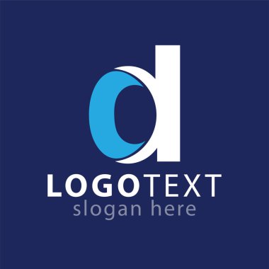 CD ilk harf logo vektör