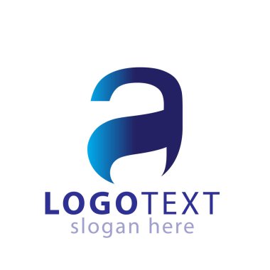 İlk harf logo vektör