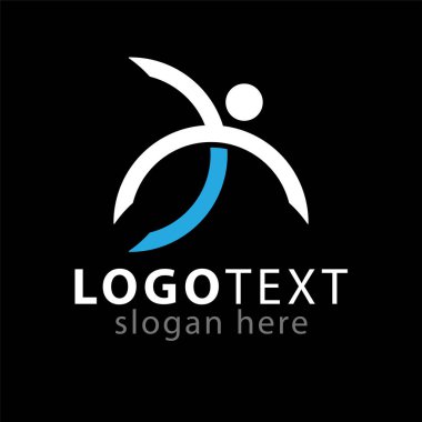 İnsanlar Logo simge vektör şablonu