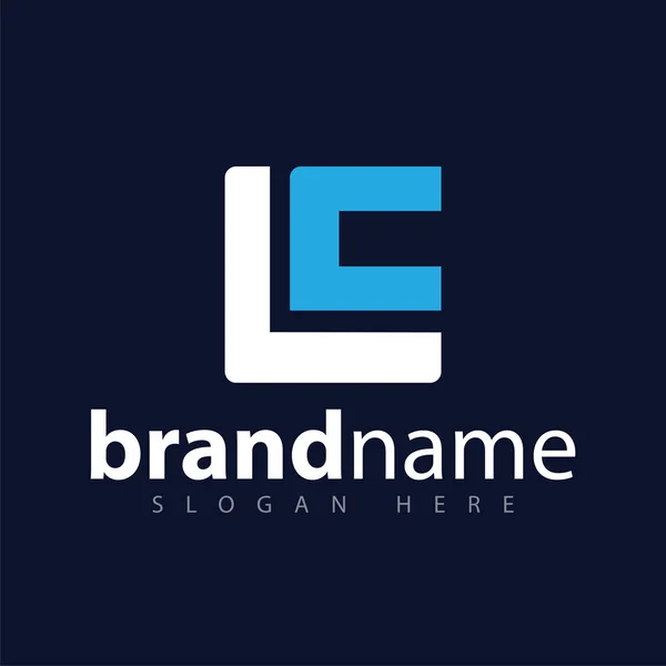 LC ilk harf logo vektör