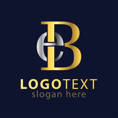 EB ilk harf logo simge vektör