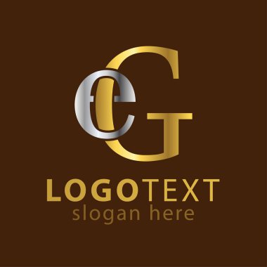 E G ilk harf logo simge vektör