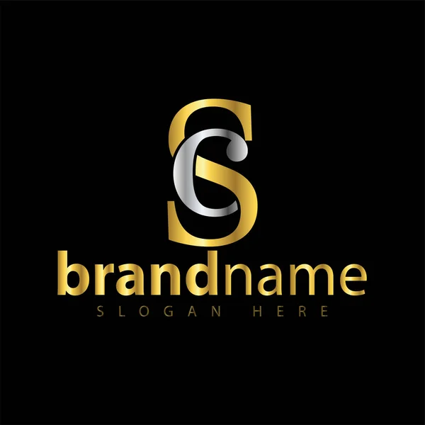 SC ilk harf logo simge vektör
