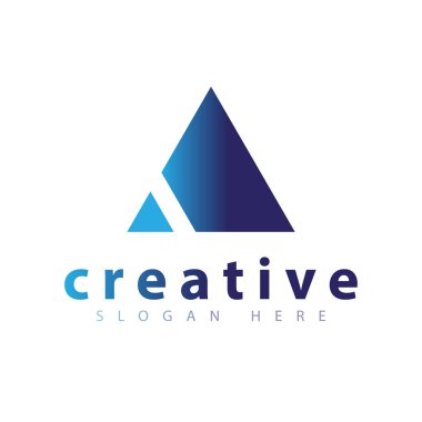 mektup logo simge vektör şablonu