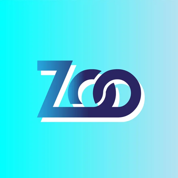 Zoo Anfangsbuchstaben Logo Symbol Vektorvorlage — Stockvektor