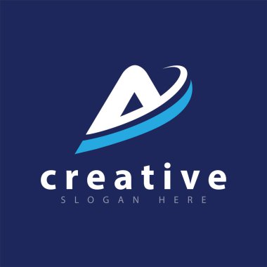 mektup logo simge vektör şablonu