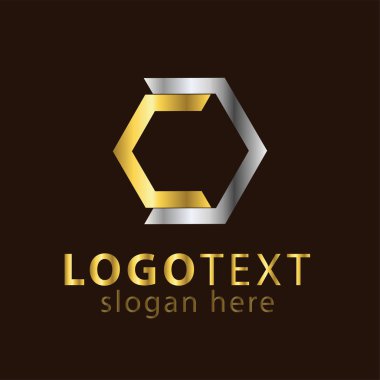 CD ilk mektup logo simge vektör şablonu