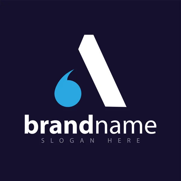 Een Brief Praten Logo Vector Voorraad Sjabloon — Stockvector