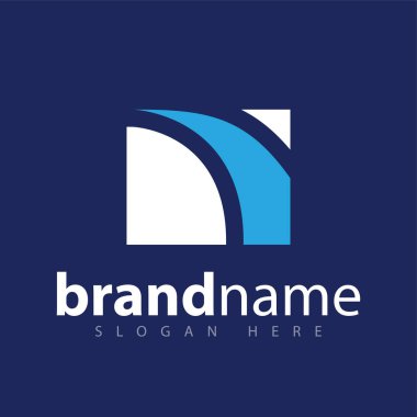 Soyut Meydanı logo simge vektör şablonu