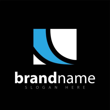 Soyut Meydanı logo simge vektör şablonu