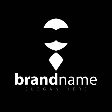 Soyut İslam lamba logo simge vektör şablonu