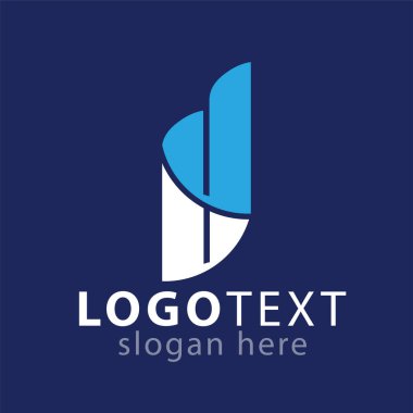 b d ilk harf logo simge vektör şablonu
