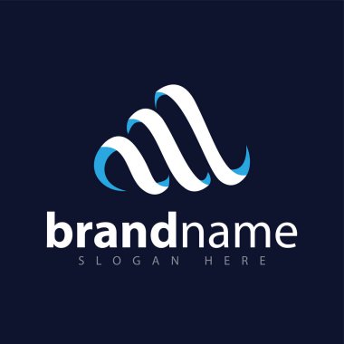 İlk harf logo simge vektör şablon kulüpler