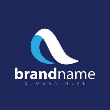 mektup logo simge vektör şablonu