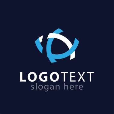 Balık logo simge vektör şablon soyut