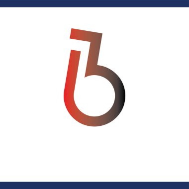 b mektup logo simge vektör şablonu