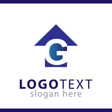 g ilk harfini oku logo vektör şablon