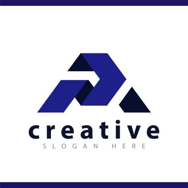 PA ilk harf logo vektör şablonu