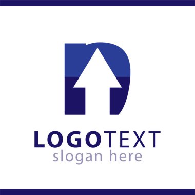 n ilk harfini oku logo vektör şablonu ile