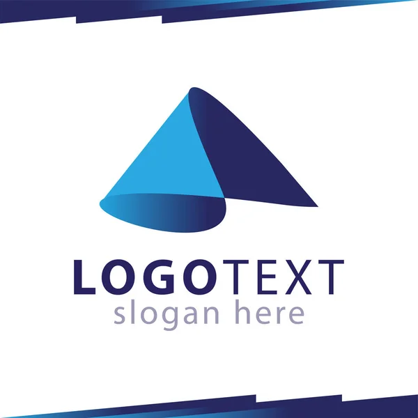 Mount abstracte logo sjabloon — Stockvector