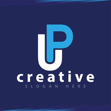 İlk harf Logo vektör şablonu