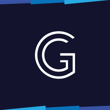 Letter Line logo vektör şablonu