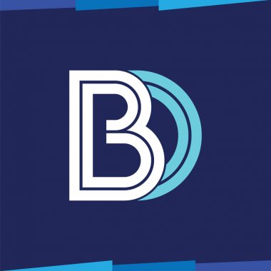 Letter Line logo vektör şablonu