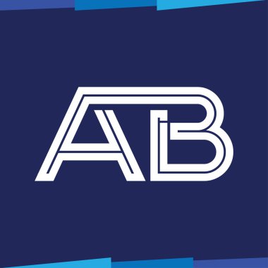 Letter Line logo vektör şablonu