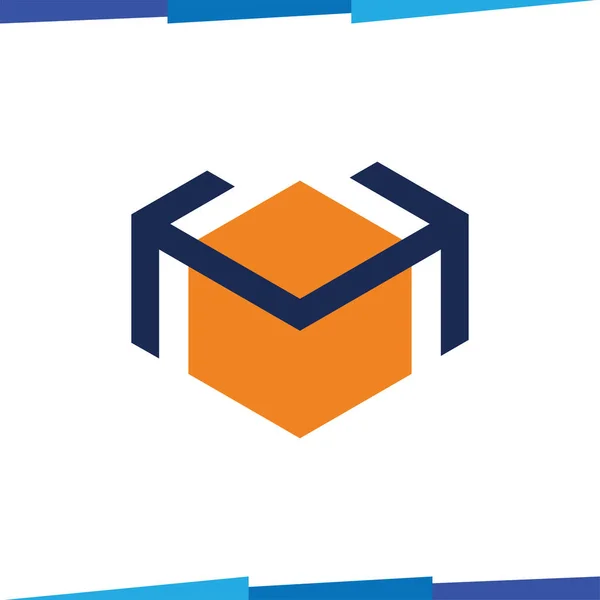 M Box-Logo-Vektor — Stockvektor